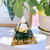 Natural Ogan Pyramid Amethyst Peridot Healing Decorative Lamp