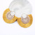 Fan Shaped Tassel Earrings