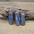 Natural Kyanite Slice Crystal Meditation Copper Pendant