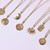 Rhinestones Geometric Stainless Steel Necklace-1731257908