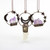 Quartz Crystal Point Star/Moon Necklace