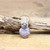 Natural Heart Rose Quartz Bronze Crystal Point Necklace