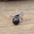 Round Gems Stone Tree of Life Open Rings