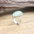 Drop Cabochon Natural Stone Ring