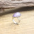 Drop Cabochon Natural Stone Ring