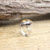 Drop Cabochon Natural Stone Ring