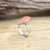 Drop Cabochon Natural Stone Ring