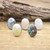 Oval Paua Shell Resizable Silver Ring