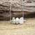 Fashion Natural Stone Raw Nugget Pendant Necklace
