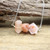 Fashion Natural Stone Raw Nugget Pendant Necklace