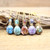 Colorful Imperial Jaspers Perfume Bottle Pendant Necklace