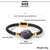 Gemstone Buckle Wristband Bracelet