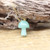 Natural Quartz Gems Mushroom Pendant Gold Chain Necklace