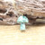 Natural Quartz Gems Mushroom Pendant Gold Chain Necklace
