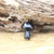 Natural Quartz Gems Mushroom Pendant Gold Chain Necklace