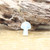 Natural Quartz Gems Mushroom Pendant Gold Chain Necklace