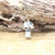 Natural Quartz Gems Mushroom Pendant Gold Chain Necklace
