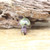 Natural Quartz Gems Mushroom Pendant Gold Chain Necklace