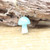 Natural Quartz Gems Mushroom Pendant Gold Chain Necklace