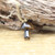 Natural Quartz Gems Mushroom Pendant Gold Chain Necklace