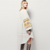 Puff Sleeve Floral Embroidery Vintage Dress