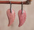 Unique Classic Carved Angel Wings Gems Dangle Drop Earrings