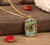 Paved Sun Flower Rhodonite Beads Gold Chain Adjustable Necklace