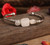 Natural Quartz Stone Chip Beads Gold Open Cuff Bracelet