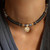 Vintage Trendy Collar Africano Hombre Charm Choker Necklace