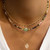 Vintage Trendy Collar Africano Hombre Charm Choker Necklace