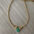 Luxury Water Drop Gold Beaded Chorker Short Necklace