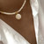 Luxury Water Drop Gold Beaded Chorker Short Necklace