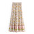 Multi Floral Print Cotton Tassel Pleated Happie Skirt