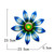 Flower Aesthetic Metal Wall Decor Art Hanging Outdoor Decor