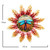 Flower Aesthetic Metal Wall Decor Art Hanging Outdoor Decor