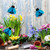 Flower Aesthetic Metal Wall Decor Art Hanging Outdoor Decor