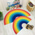 Rainbow Semicircle Doormat
