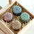 Round Colorful  Mini Flower Tin Candle Jar Storage Box