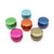 Round Colorful  Mini Flower Tin Candle Jar Storage Box