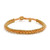 Simple Crystal Temperament Braided Anklet