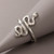 Charming Single Metal Snake Open Boho Ring