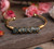 Copper Wire Wrapped Stone Nugget Beads Open Cuff Bangle Bracelet