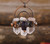 Natural Healing Crystal Quartz Point Beads Bronze Chain Necklace