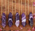 Boho Amethysts Healing Crystal Quartz Double Point Necklace