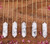 Boho Amethysts Healing Crystal Quartz Double Point Necklace