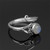 Natural Inlaid Moonstone Metal Boho Ring