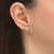 Small Mushroom Elegant Crystal Pave Stud Earrings