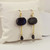 Fashion Green Square Dangling Drop Earrings