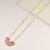 Natural Amazonite ong Chain Half Round Necklace