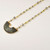 Natural Amazonite ong Chain Half Round Necklace